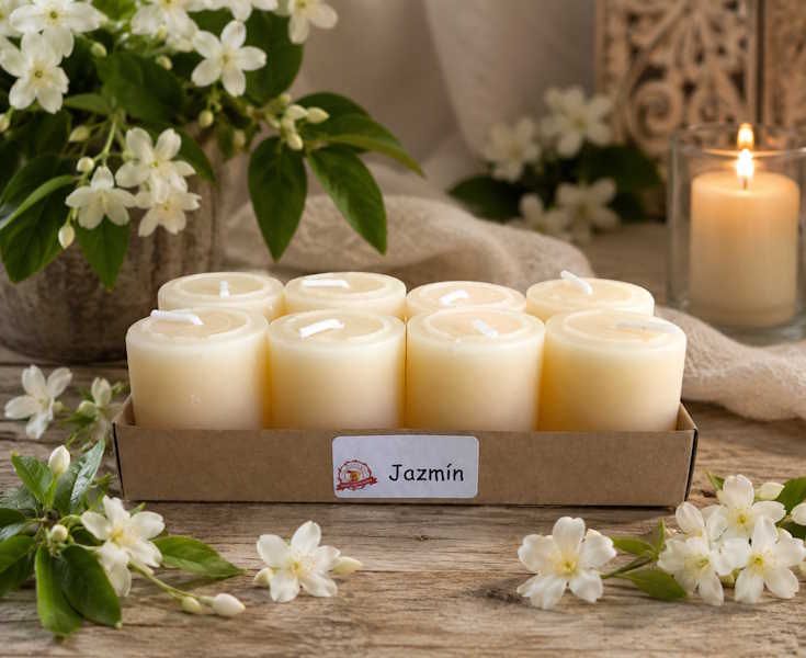 Velas aroma Jazmín